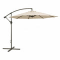Ampelschirm Sonnenschirm Polyester Beige 300 x 300 cm